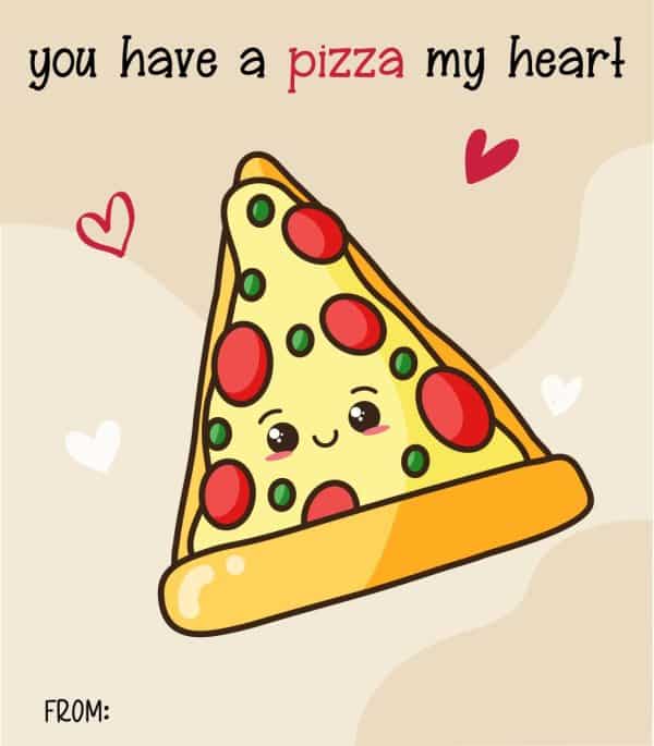 Food Pun Printable Valentine Cards