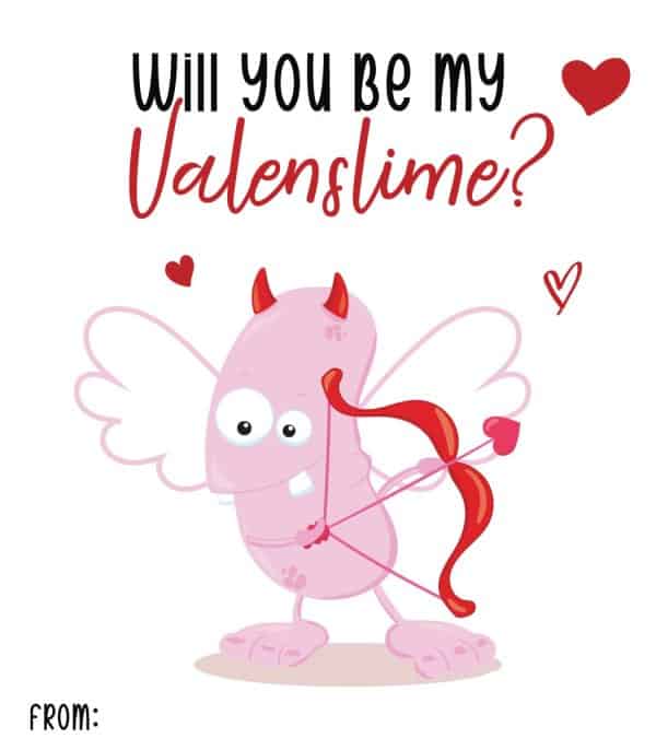 Monster Printable Valentine Cards