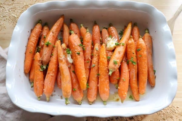 Oven Roasted Carrots Process