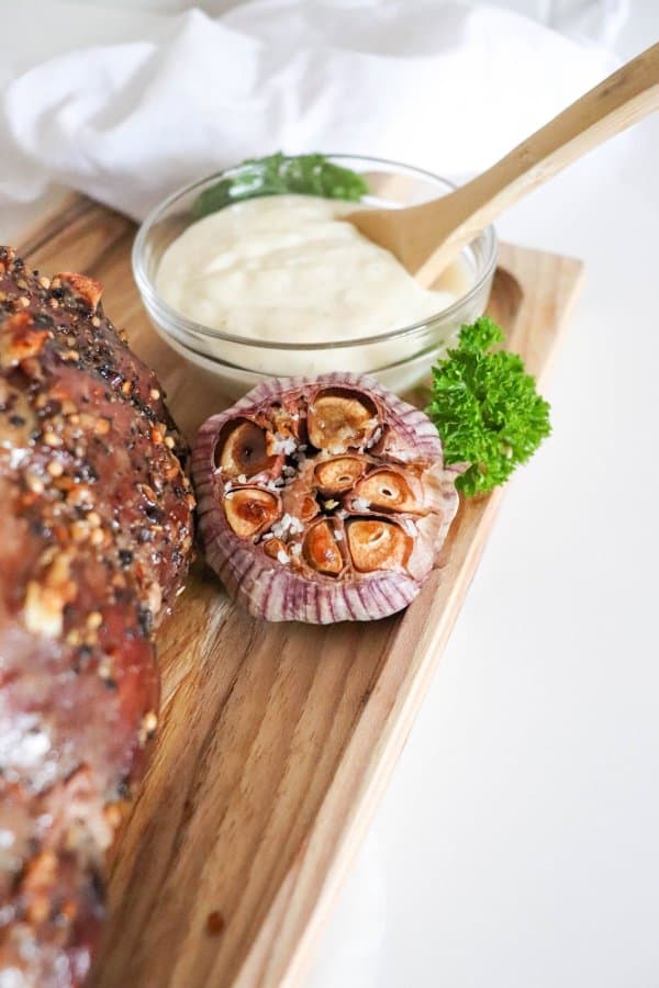 Roasted garlic aioli recipe