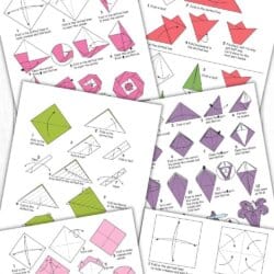 Flower Paper Origami Printables