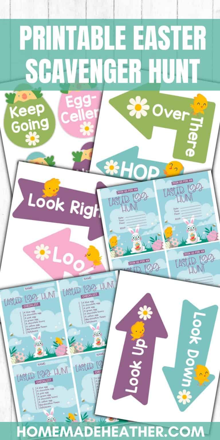 Free Easter Flag and Tag Printables