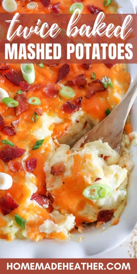 Twice Baked Mashed Potatoes