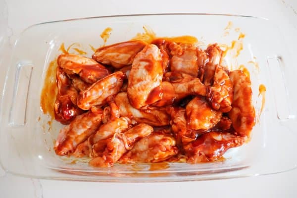 BBQ Grilled Chicken Wings Process