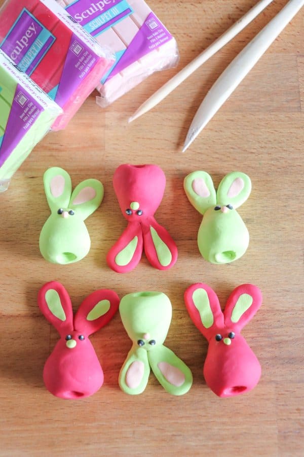 Polymer Clay Bunny Craft 