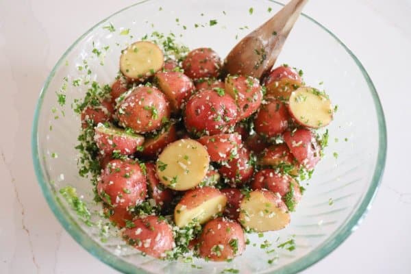 Red Potato Parmesan Recipe Process