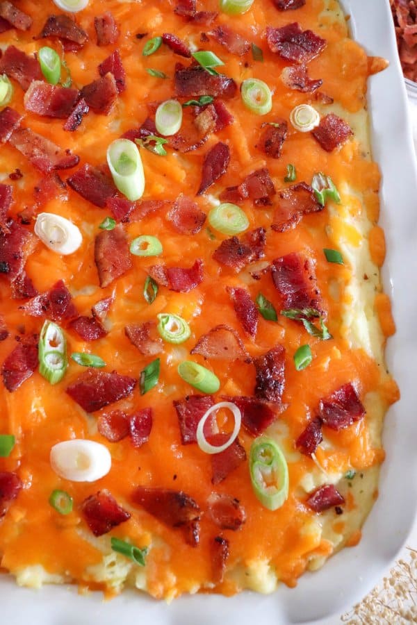 Twice Baked Mashed Potatoes