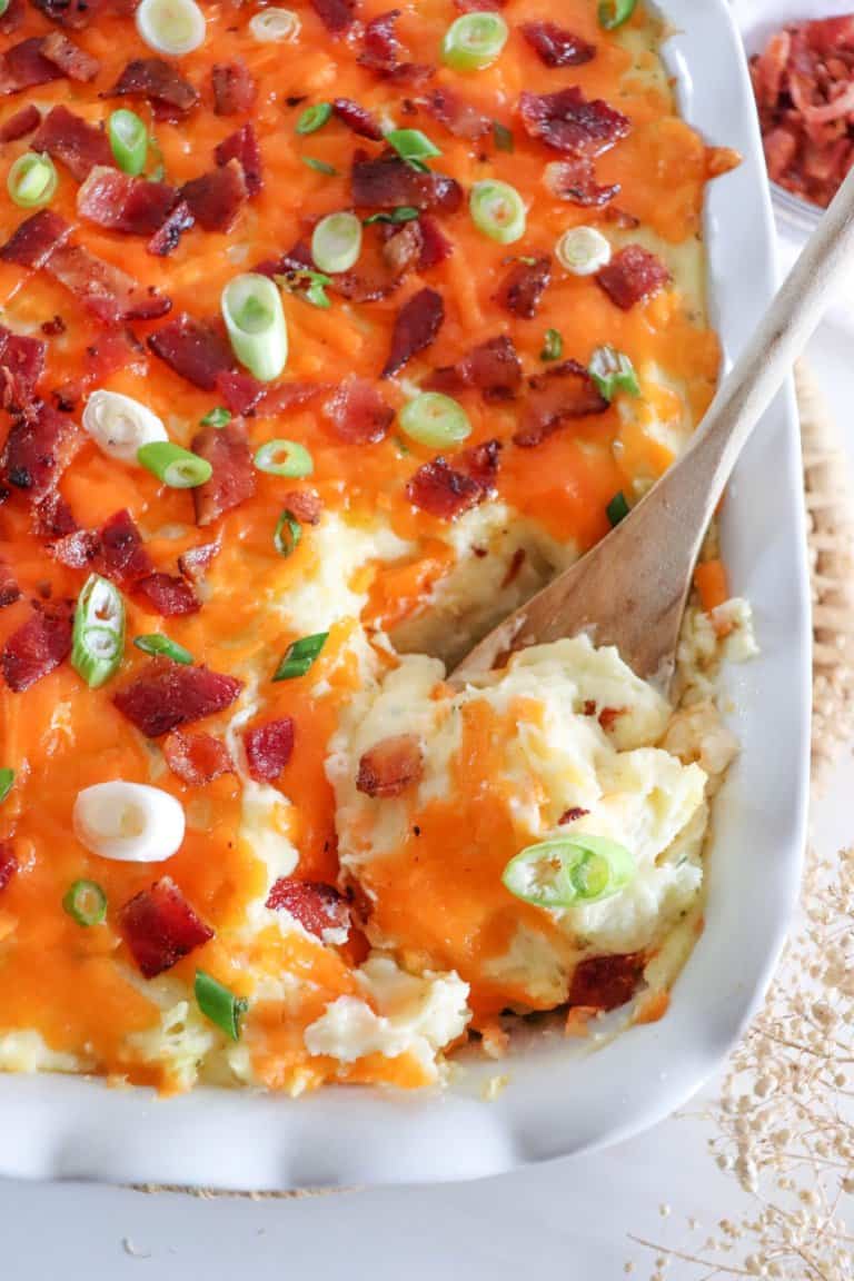 Twice Baked Mashed Potatoes