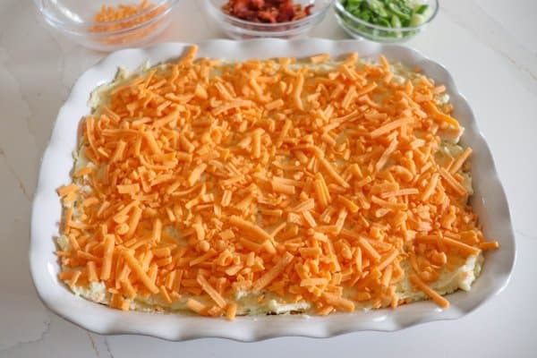 Twice Baked Mashed Potatoes Process