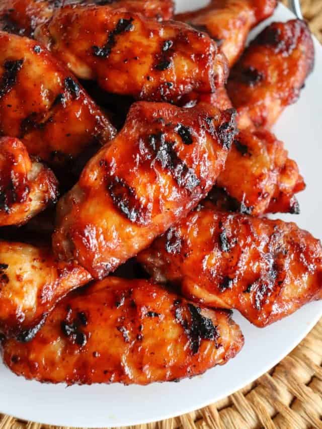 BBQ Grilled Chicken Wings