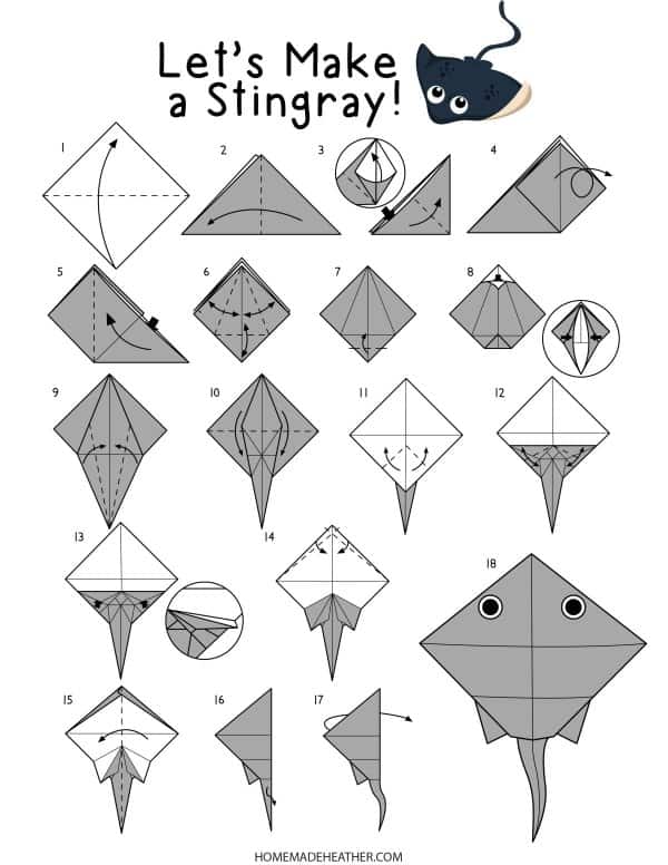 Ocean Paper Origami Printables
