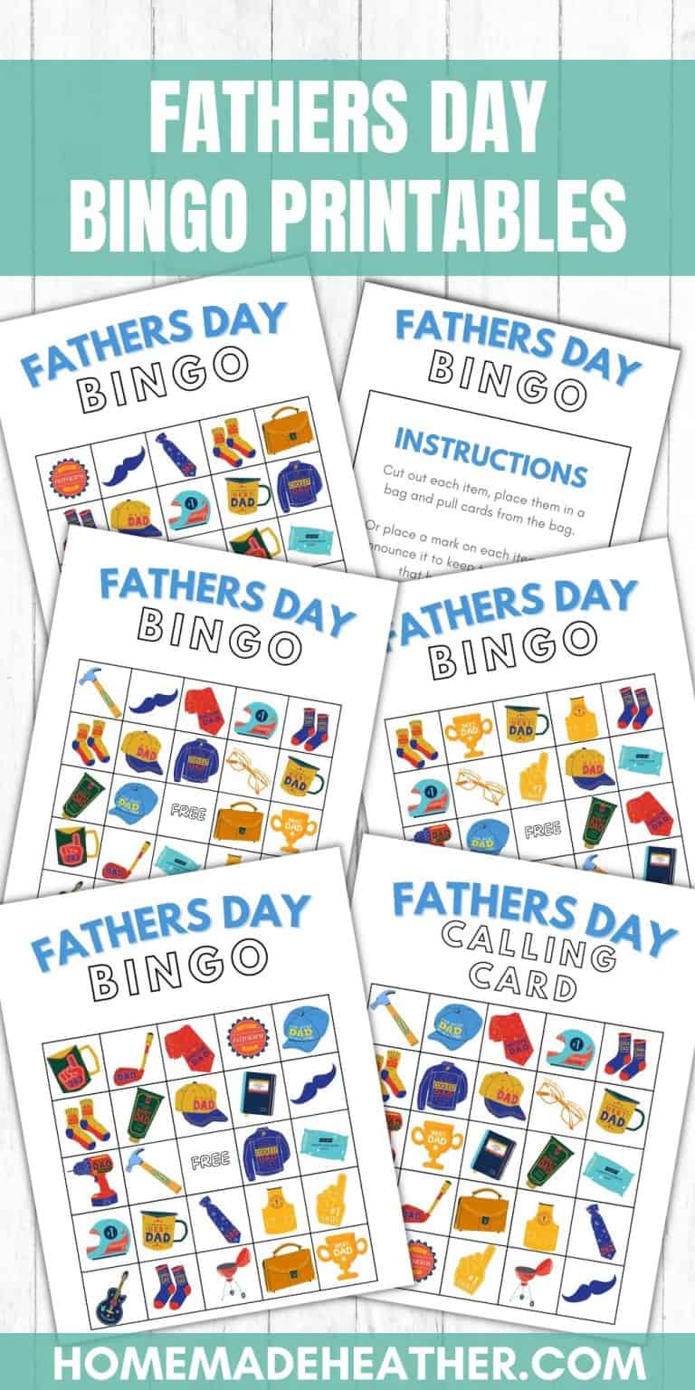 Free Fathers Day Bingo Printables