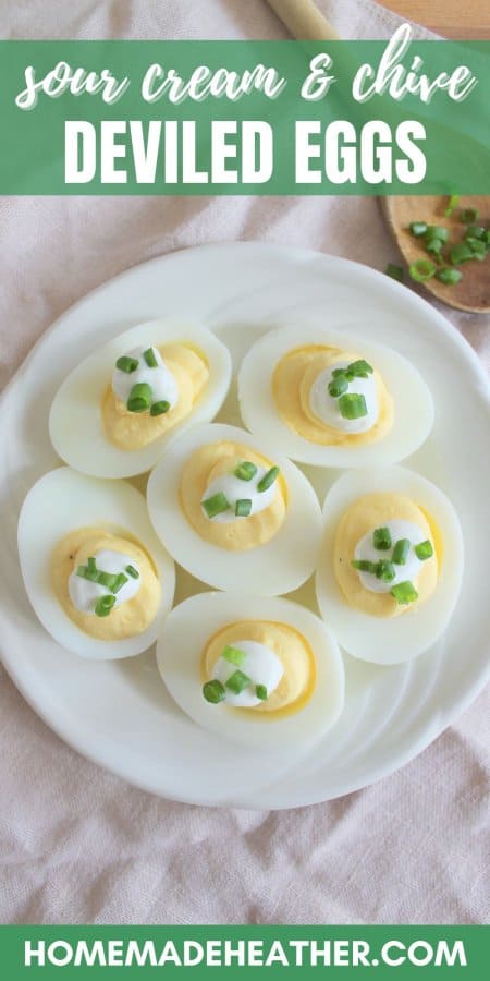 Sour Cream & Chive Deviled Eggs
