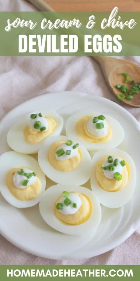 sour cream & chive deviled eggs