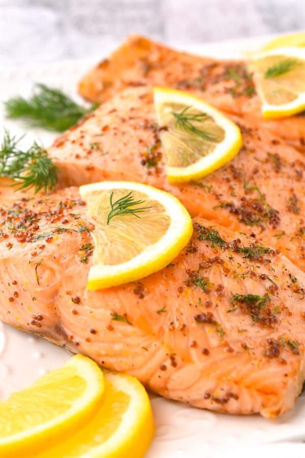 Baked salmon