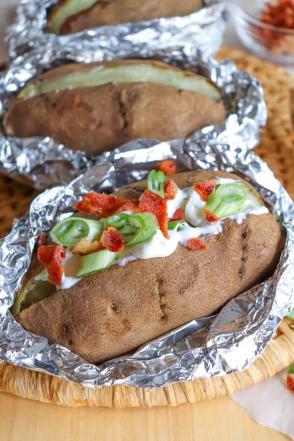 Baked Potato in Foil Process