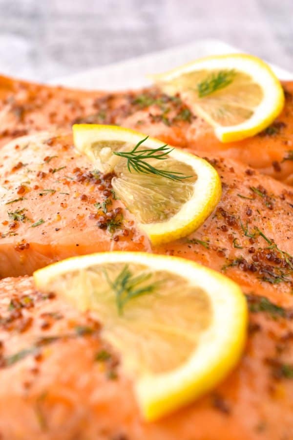 Baked salmon