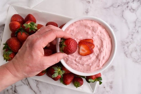 strawberry fluff dip recipe
