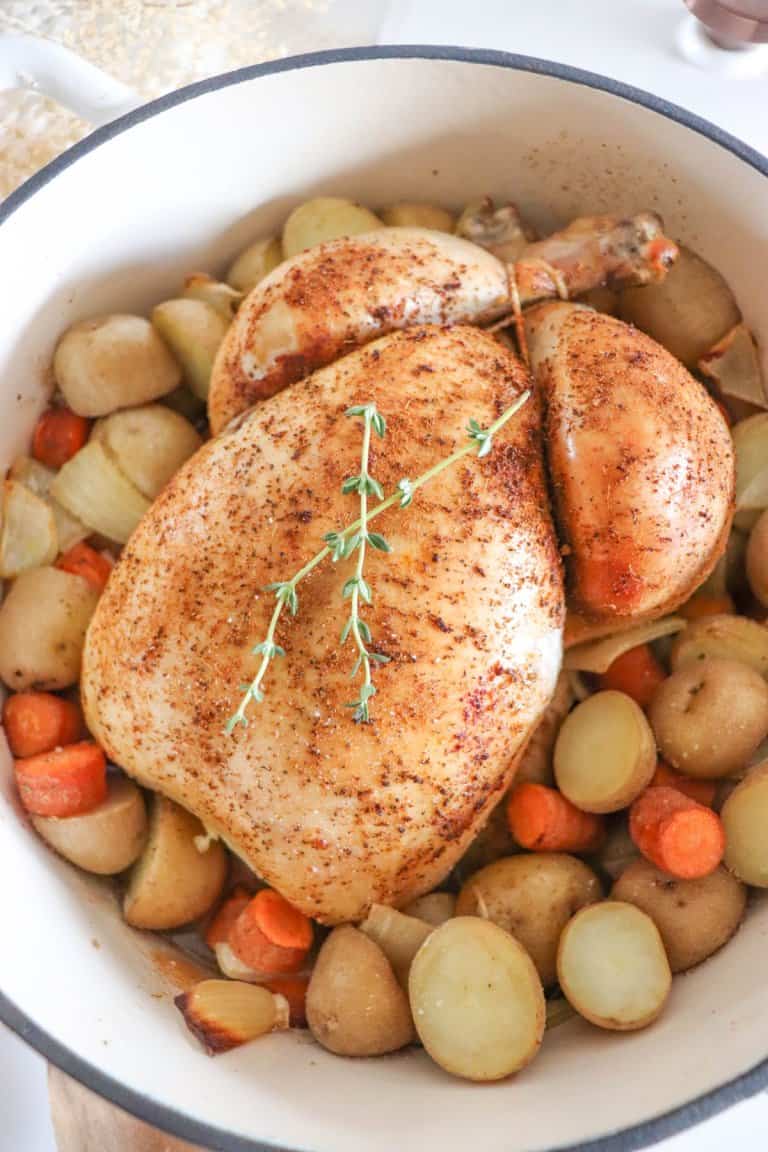 Easy Roast Chicken & Potatoes Recipe