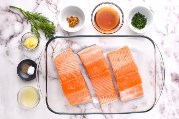 maple baked salmon ingredients