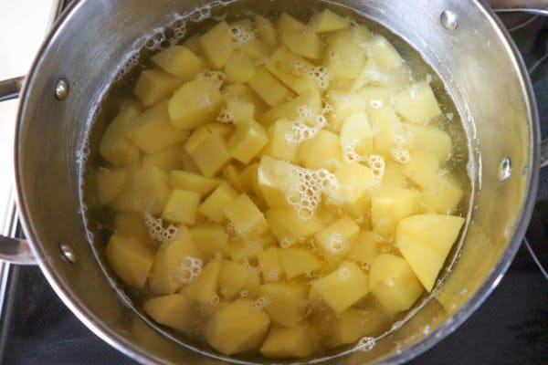 Herb and Garlic Mashed Potatoes process