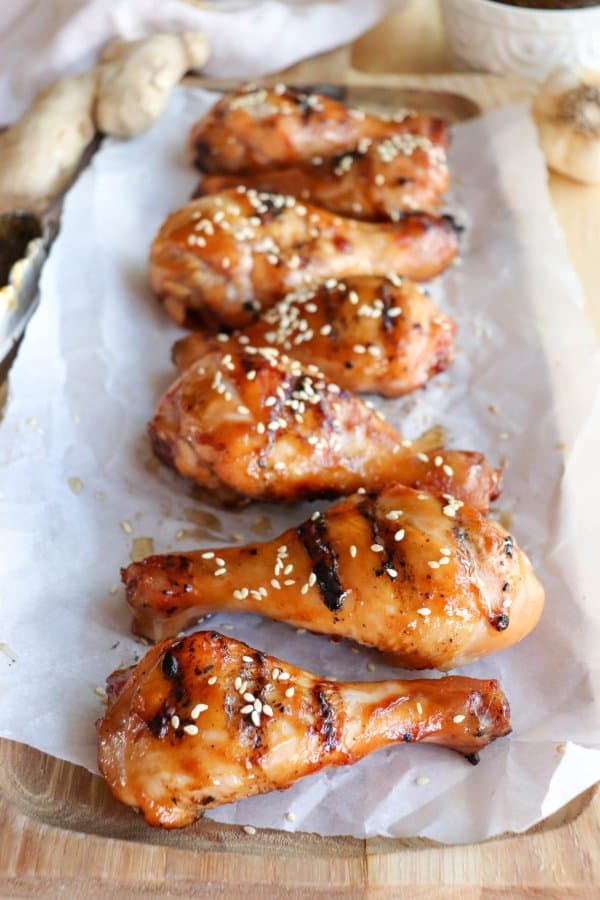 Grilled Teriyaki Chicken Drumsticks