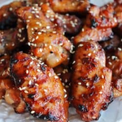 Grilled Teriyaki Chicken Wings