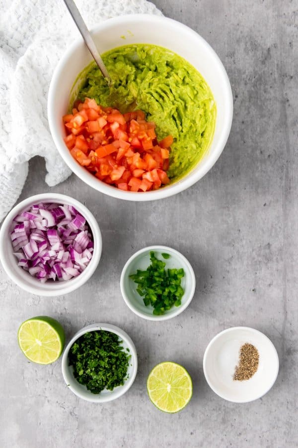 Guacamole ingredients