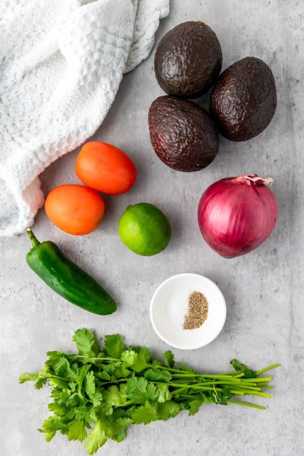 Guacamole ingredients