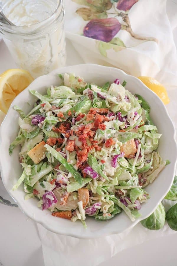 Brussels Sprouts Caesar Salad Recipe