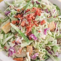 Brussels Sprouts Caesar Salad Recipe