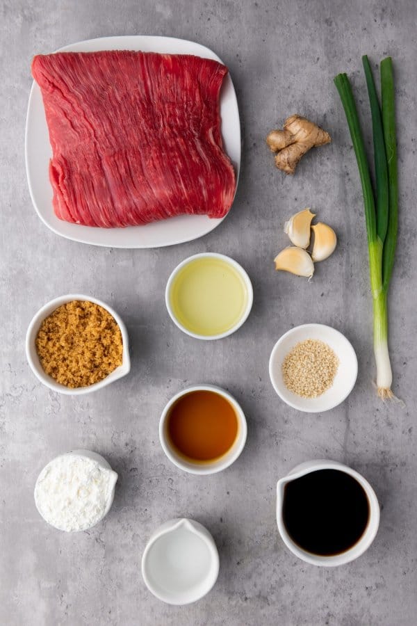 Mongoli Beef Ingredients