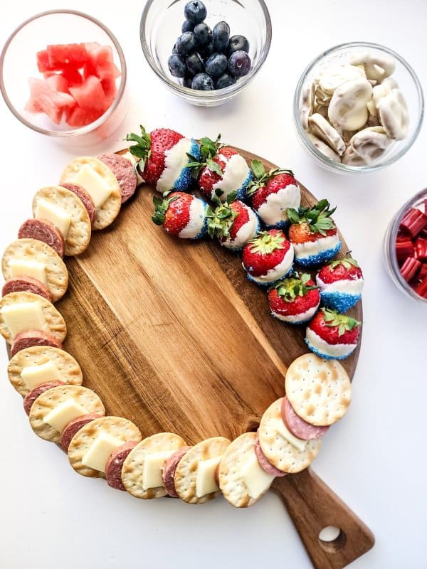 Fourth of July Charcuterie Process