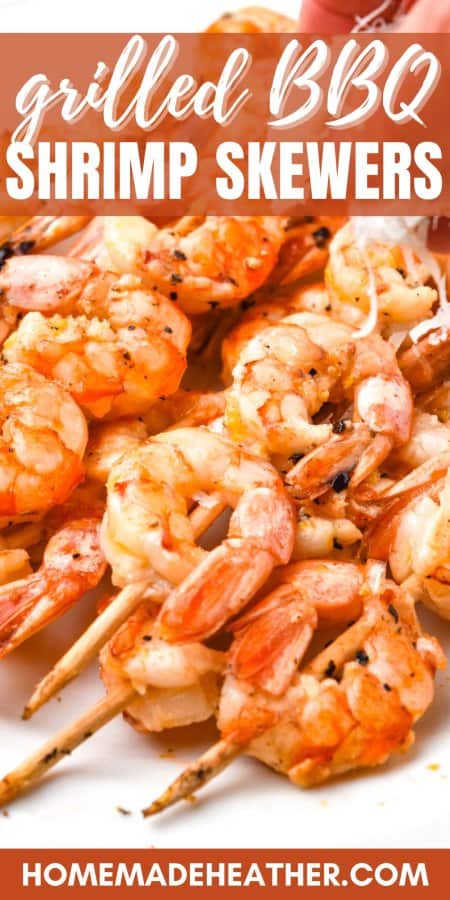 Grilled BBQ Shrimp Skewers
