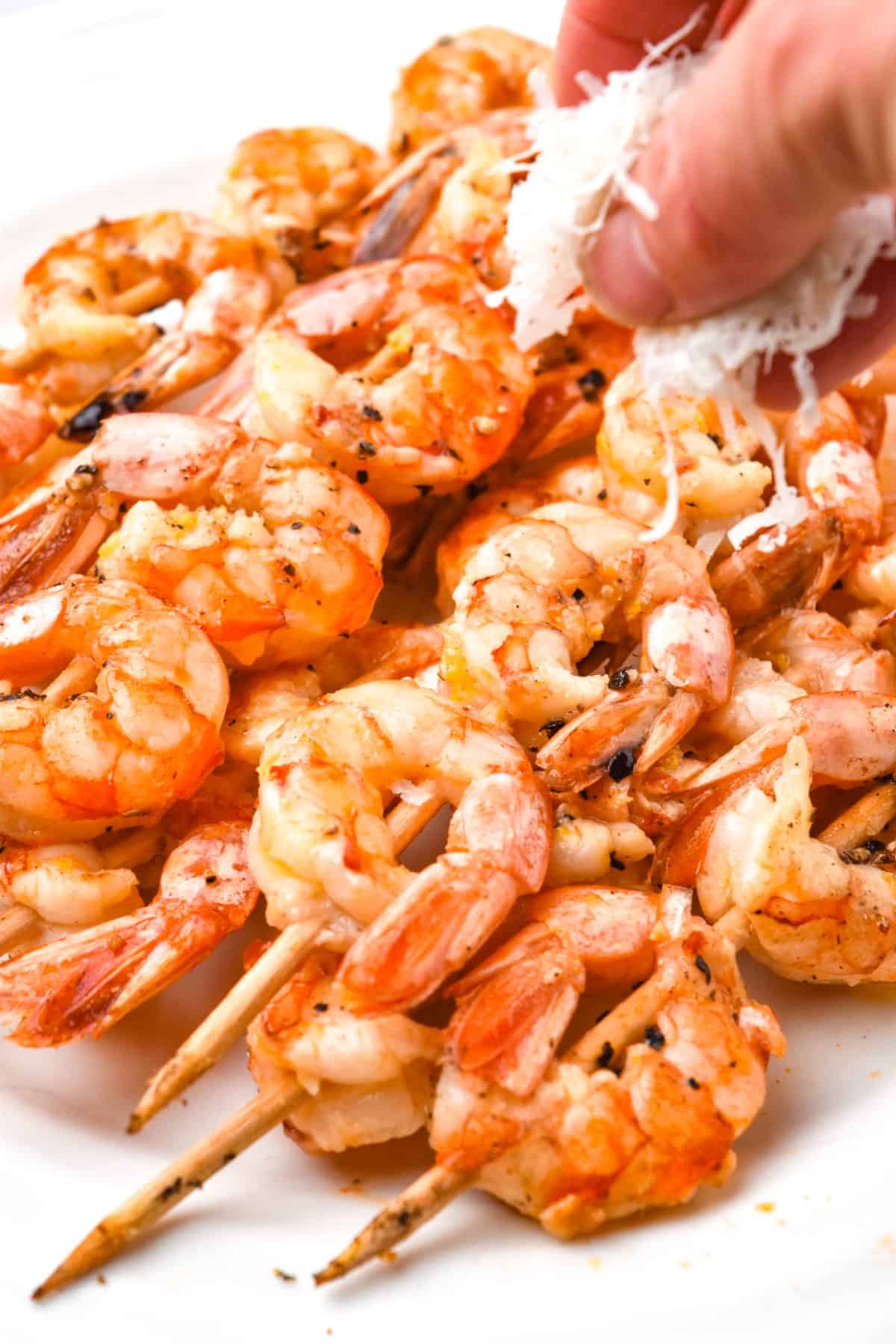 Grilled BBQ Shrimp Skewers
