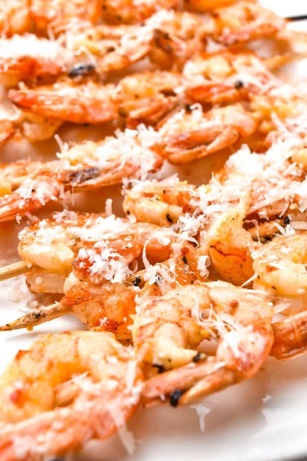 Grilled BBQ Shrimp Skewers