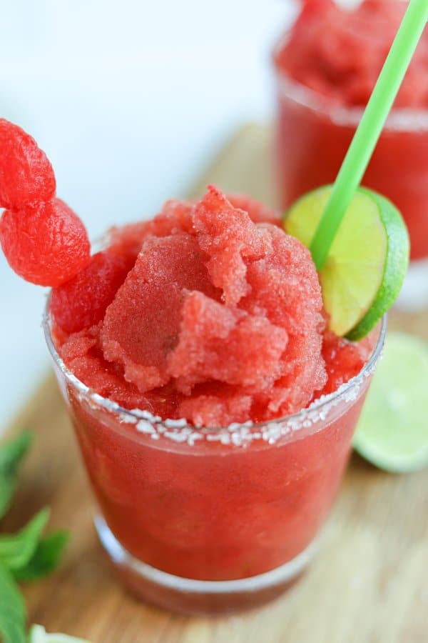 Frozen Watermelon Mocktail