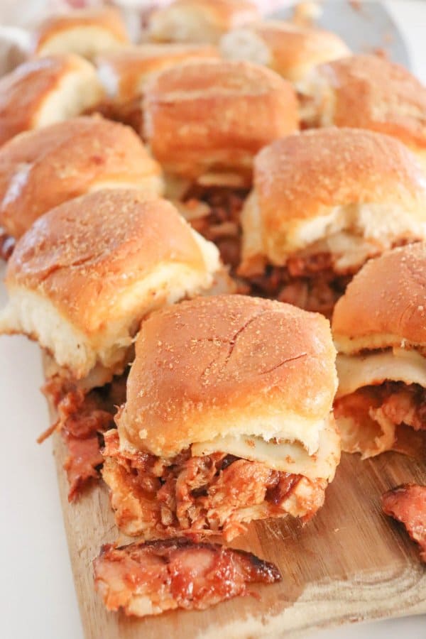 Leftover Pulled Pork Sliders