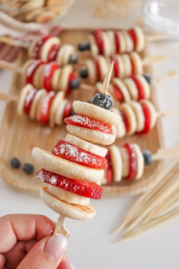 Mini Pancake Skewers