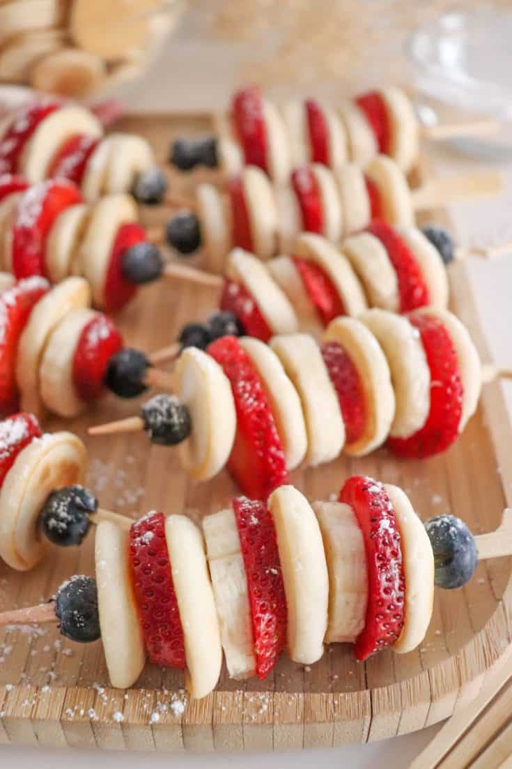 Mini Pancake Skewers Recipe