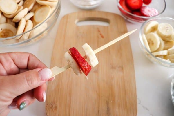 Pancake on a skewer