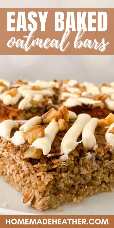 Easy Baked Oatmeal Bars