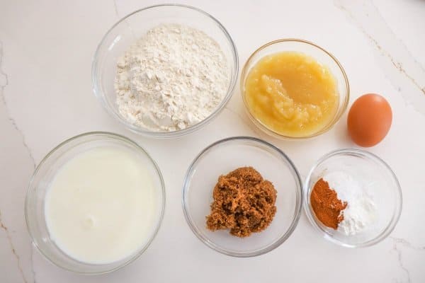 Caramel Apple Pancake Ingredients