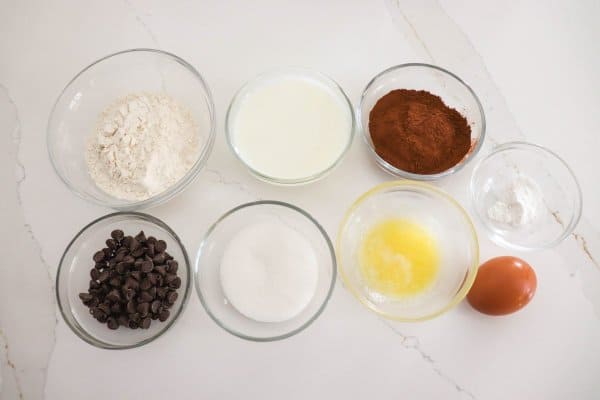 Chocolate Pancake Ingredients