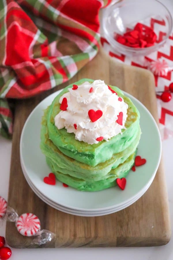 Grinch Pancakes
