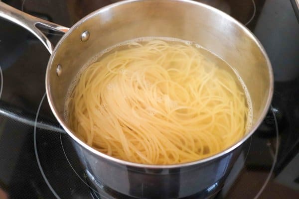 Cooking Halloween Spaghetti