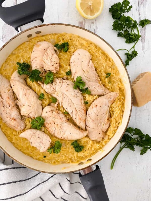 Lemon Orzo Chicken