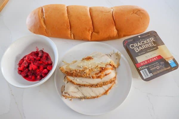 Leftover Turkey Melt Sandwich Ingredients