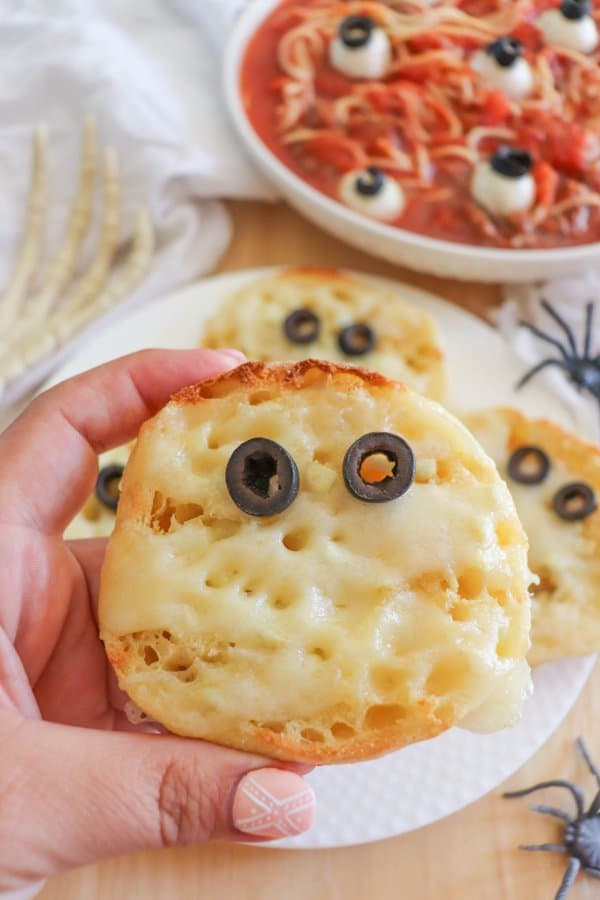 Halloween Garlic Toast