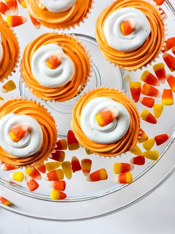 Candy Corn Cupcake Recipe » Homemade Heather